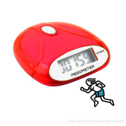 LCD Pocket, Plastic Pedometer with Belt Clip